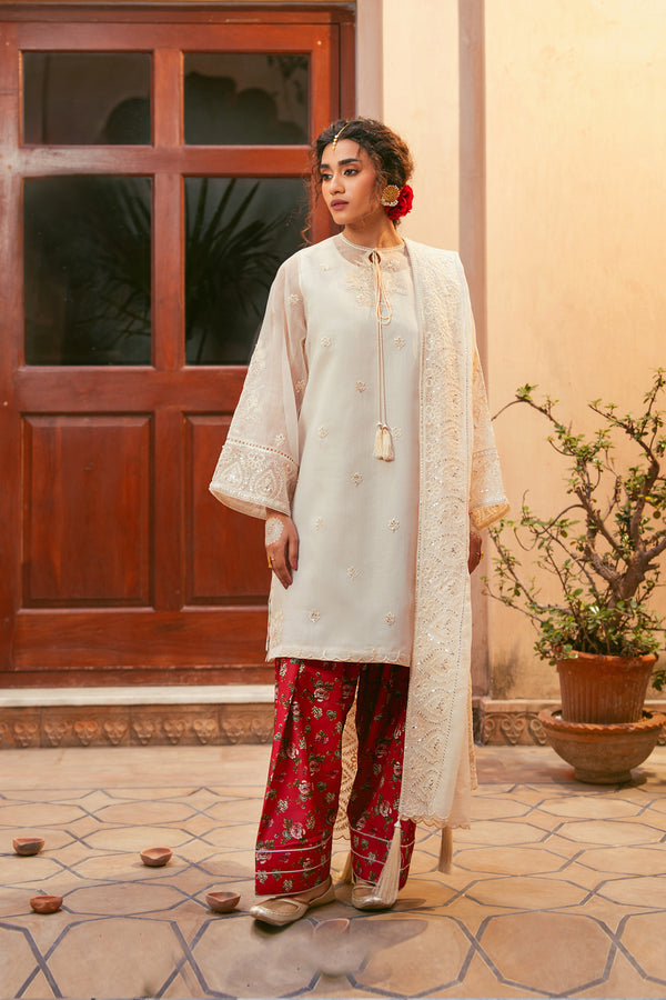 3 Piece - Premium Embroidered Lawn Suit - DE - 03