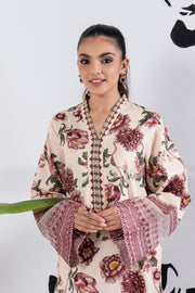 2 Piece - Printed Lawn Suit - GLV1-07