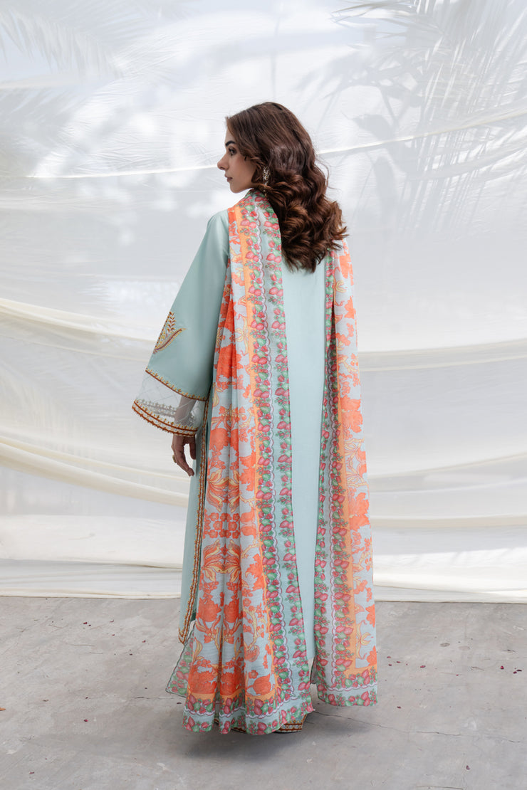 3 Piece - Embroidered Lawn Suit - MKV2-5